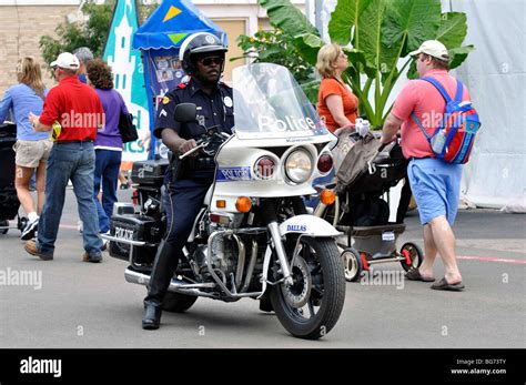 American cop on motorcycle Stock Photo - Alamy