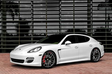 Download White Car Car Porsche Vehicle Porsche Panamera HD Wallpaper