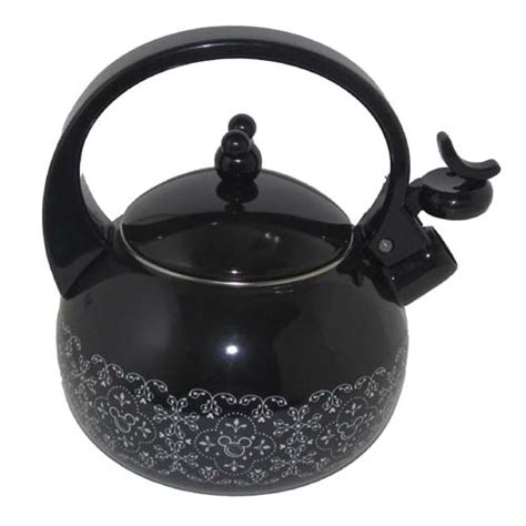 Your WDW Store - Disney Tea Kettle - Mickey Mouse - Black & White