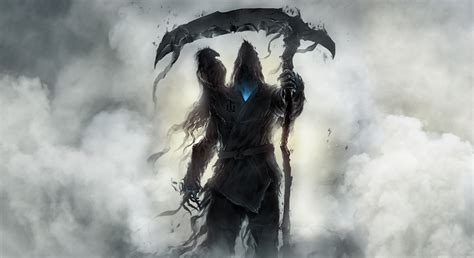 Download Scythe Dark Grim Reaper HD Wallpaper