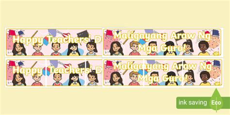 Happy Teacher's Day Banner | Grade 1 | Twinkl (teacher made)