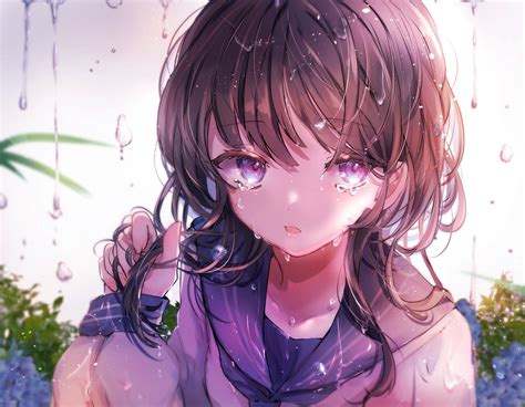 [300+] Sad Anime Girl Wallpapers | Wallpapers.com