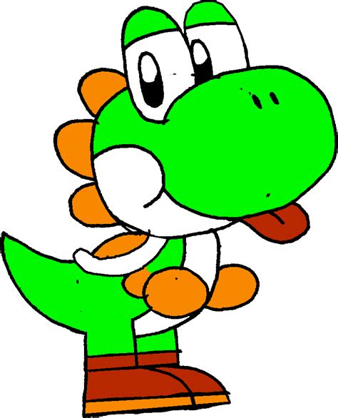 Yoshi (Super Mario World) by ToonTrev on DeviantArt