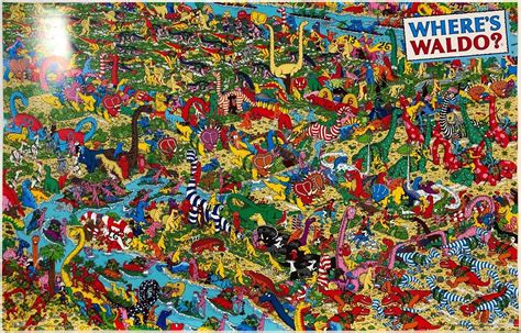 WHERE'S WALLY DINOSAURS WALDO POSTER (61X91CM) NEW PRINT ART MARTIN ...