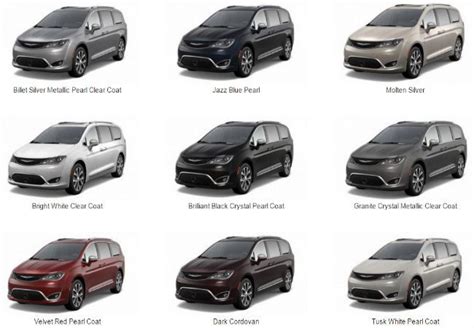 new Chrysler Pacifica colors | Chrysler pacifica, Chrysler, Dream cars