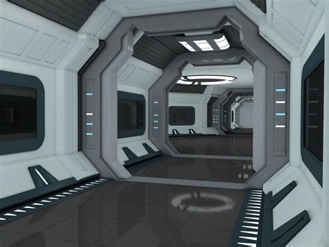 Modular Spaceship Interior 3D Model $179 - .fbx .ma .obj - Free3D