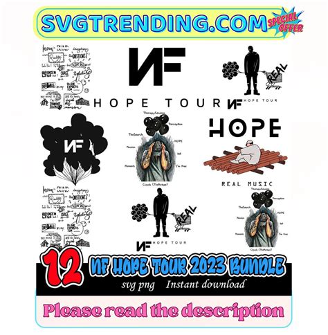 Nf Hope Tour 2023 Png Nf Rapper Shirt Hope Tour Merch Nf - Etsy