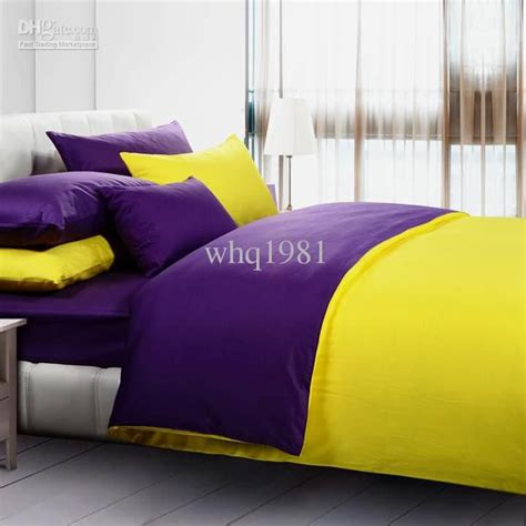 Modern Purple And Yellow Bedroom With Images Of Purple And Model On ...