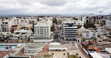 NAHARIYA, ISRAEL-MARCH 9, 2018: Aerial View To the City of Nahariya ...