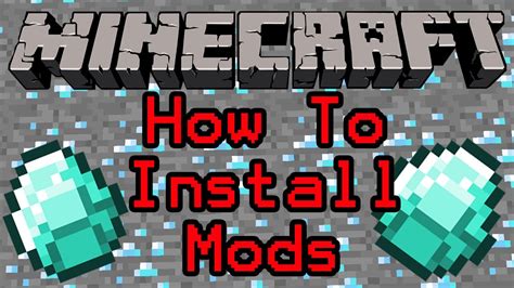 MINECRAFT: HOW TO INSTALL MODS - YouTube