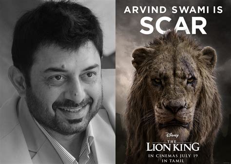 Arvind Swami voice for The Lion King Villain "SCAR" | Moviegalleri.net