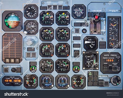 Instrument Cockpit Turboprop Aircraft Stock Photo 663068620 | Shutterstock