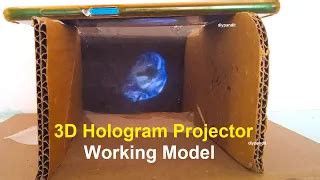 How to make 3d Hologram Box Screen | 3d Hologram Transparent Projector ...