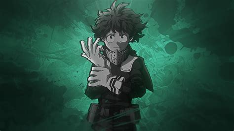 [My Hero Academia][1920x1080] Deku wallpaper my friend made : r ...