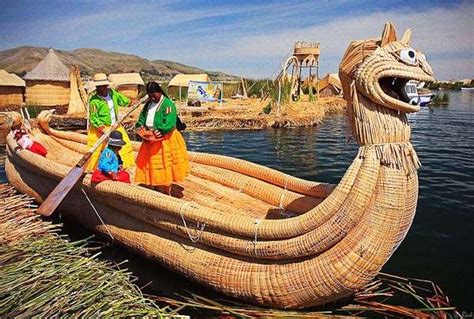 Curious Places: Floating Islands in a Lake (Lake Titicaca/ Peru & Bolivia)