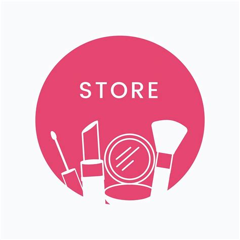 Pink beauty store logo cosmetics vector | free image by rawpixel.com ...