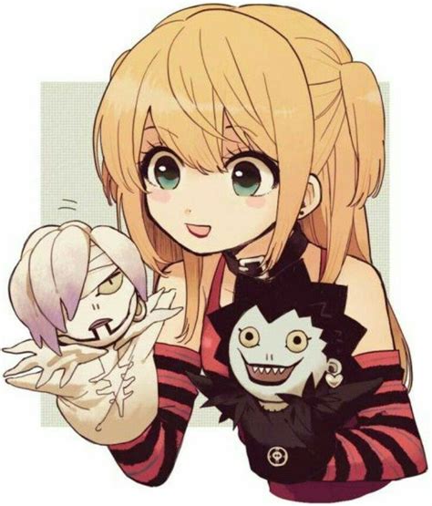 Amane Misa | Death note l, Dibujos de anime, Dibujos chibi