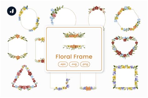 Floral Frame Illustration Graphic by Jump Studio · Creative Fabrica