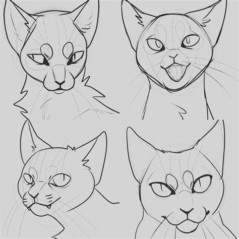 cat style study by Uoneko on DeviantArt in 2020 | Cat face drawing ...