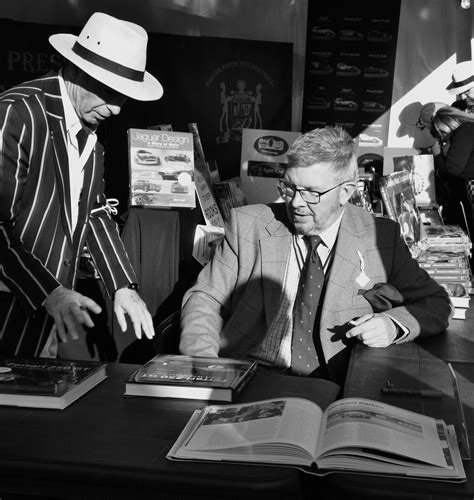 Ross Brawn signing books on Porter Press stand (www.porterpress.co.uk ...