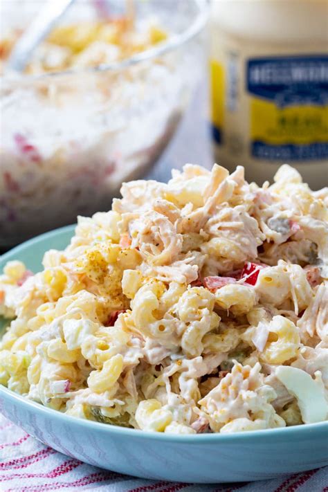 Chicken Macaroni Salad - Spicy Southern Kitchen