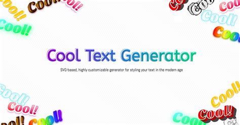 Cool text generator - pasepro