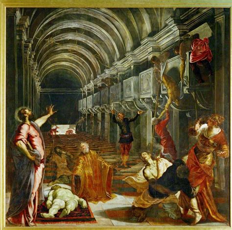 Tintoretto: Saint Mark Cycle - Finding the body of Saint. Mark/ Saint ...