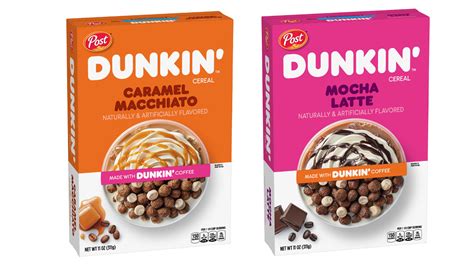 Dunkin' Caffeinated Cereal Is Arriving At Stores This August