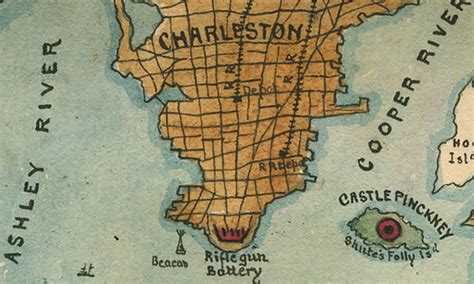 Fort Sumter, South Carolina Hand Drawn Harbor Battle Map – Battle Archives