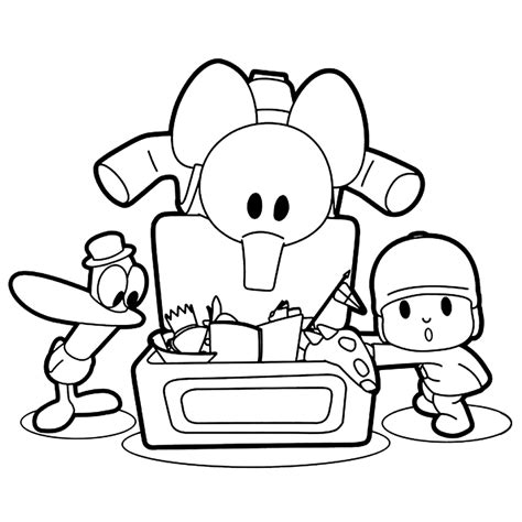 Pocoyo: Coloring Pages & Books - 100% FREE and printable!