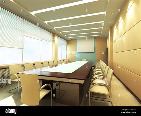 Business meeting room in office with modern decoration Stock Photo - Alamy