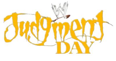 WWE Judgment Day 2003 Logo by tysen2004 on DeviantArt