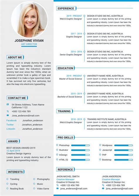 Free creative resume templates microsoft word download - etpratings