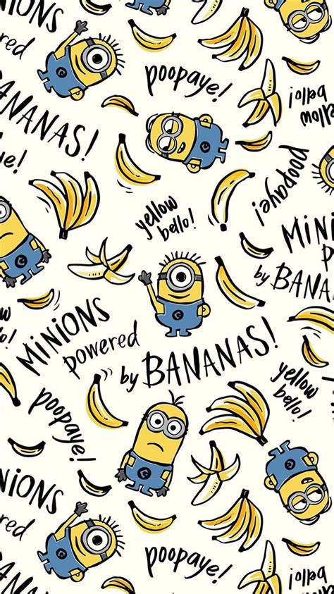 P I N, Minions Banana HD phone wallpaper | Pxfuel