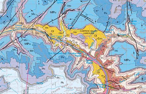 Grand Canyon Elevation Map