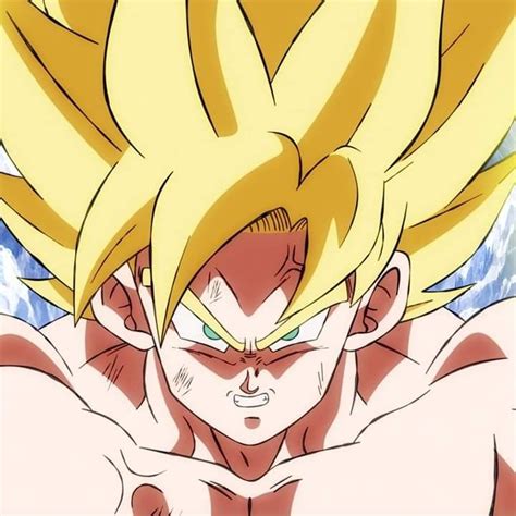 a close up of the face of gohan from dragon ball super broly, with ...