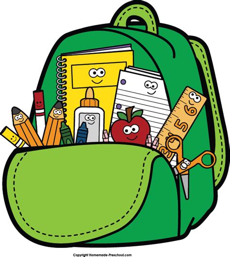 Free Backpack Clipart Pictures - Clipartix