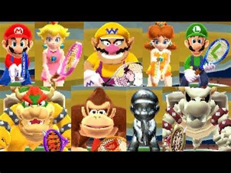 Mario Tennis Open - All Characters - YouTube