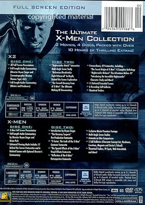 X-Men Collection, The: X-Men/ X2 (Fullscreen) (DVD) | DVD Empire