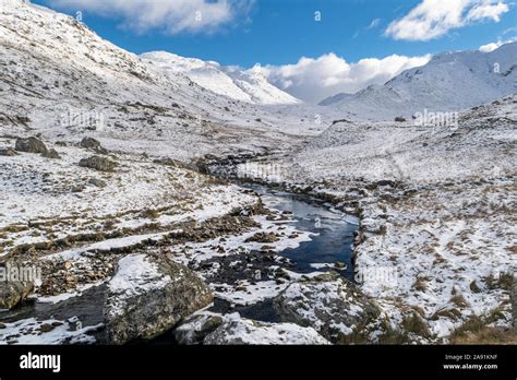 Winter in Scottish Highlands Stock Photo - Alamy