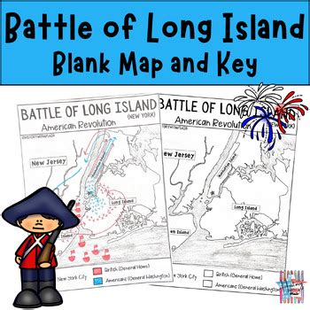 Battle of Long Island Blank Map and Key by History With A Flair | TPT