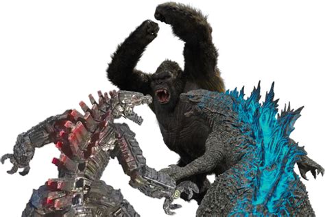 Godzilla Vs. Kong Vs. Mechagodzilla by PedroAugusto14 on DeviantArt