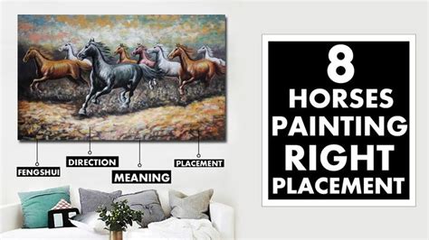 8 Running horses painting right placement | 8 Horses Chinese painting ...