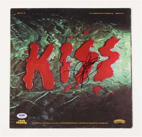 Gene Simmons Signed KISS "Love Gun" Vinyl Record Album Cover (PSA ...