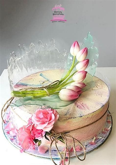 Tulip | Cake designs birthday, Tulip cake, Floral cake