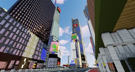 I made Times Square (Minecraft NYC Subway 3) 1.20.2/1.20.1/1.20/1.19.2 ...