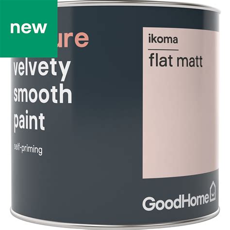 GoodHome Ikoma Flat matt Furniture paint 500ml | Painted furniture ...