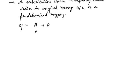 SOLVED: Provide description for transposition cipher and substitution ...