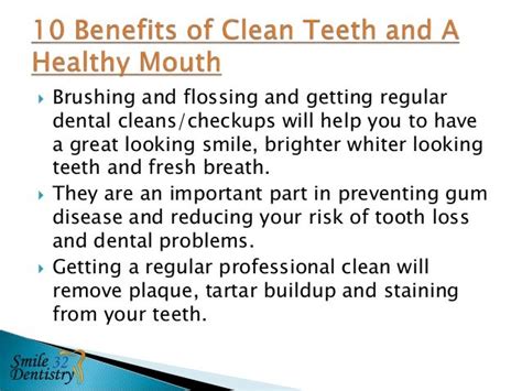 10 Advantages of Clean Teeth & Daily Brushing