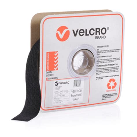 Velcro One Wrap Tape – Black – Kleenpack